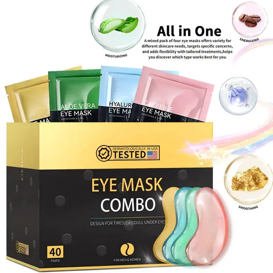 Jadeglow™ Crystal Eye Masks, 40-pack