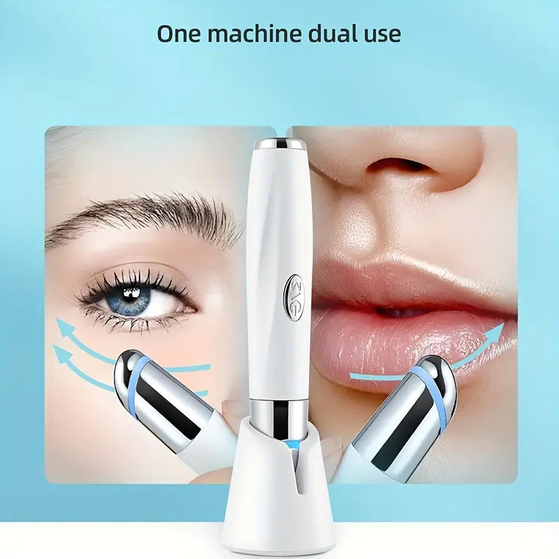 Jadeglow™ Multi-Function LED Facial Cleansing & Massage Wand for Eyes and Lips